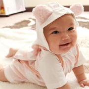 「しまくまロンパース（株式会社グースカンパニー）」の商品画像