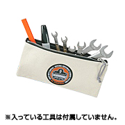 「【アーゴダイン】 工具用ジッパーツールバッグ ホワイト Sサイズ　5789（株式会社大都）」の商品画像の1枚目