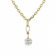 「K10YG ヌード ダイヤモンド ネックレス（株式会社キュー）」の商品画像