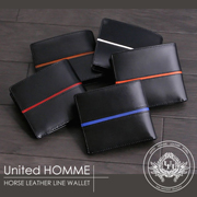 United HOMME センターライン二つ折り財布の口コミ（クチコミ）情報の商品写真