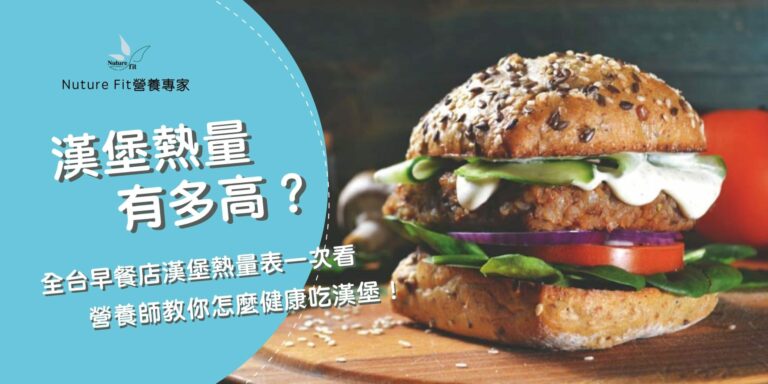 早餐店漢堡熱量