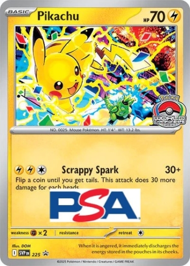 ピカチュウ(WCS2025/英語版)【P】{225} [SV-P]_PSA10 | TCG Japan