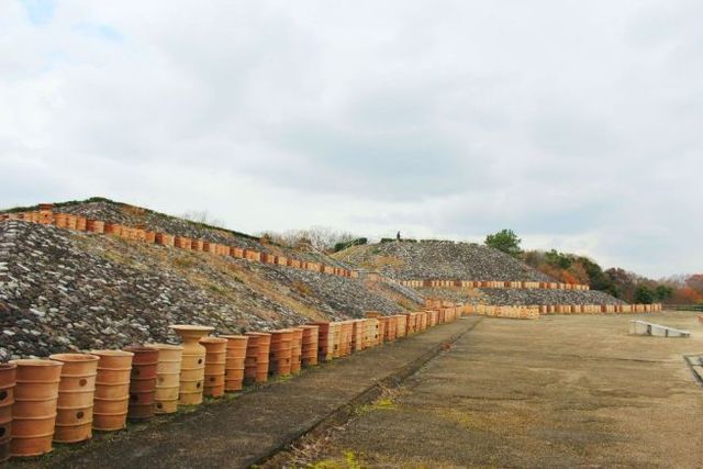 国の史跡に指定されているナガレ山古墳