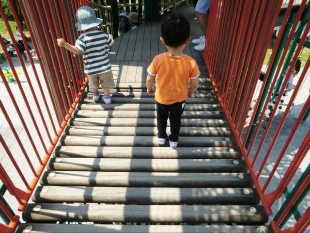 二つのタワーを繋ぐ吊り橋