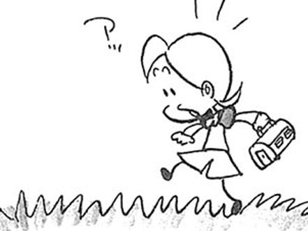 春の野原は…