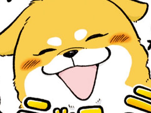 口のはしを上げる