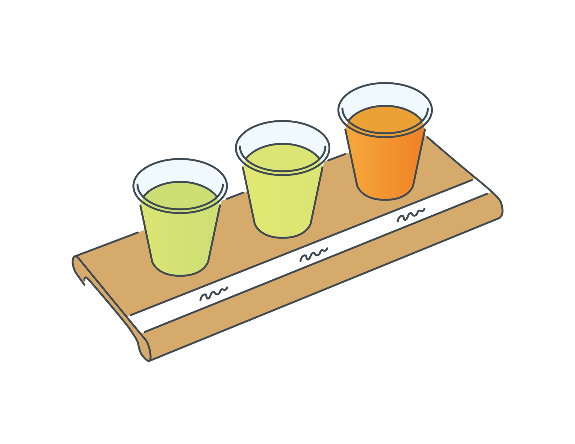 紙コップに入った飲み物 中程度の精度で自動的に生成された説明