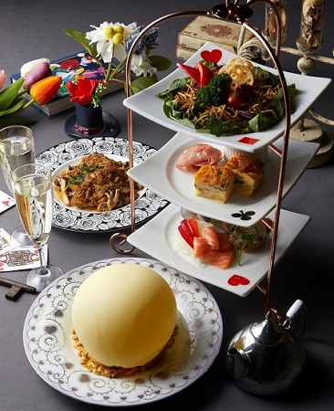 デザートプレート不思議な国のアリスB 不思議の国のアリス」の世界観をデザートで表現 | 東京バーゲンマニア