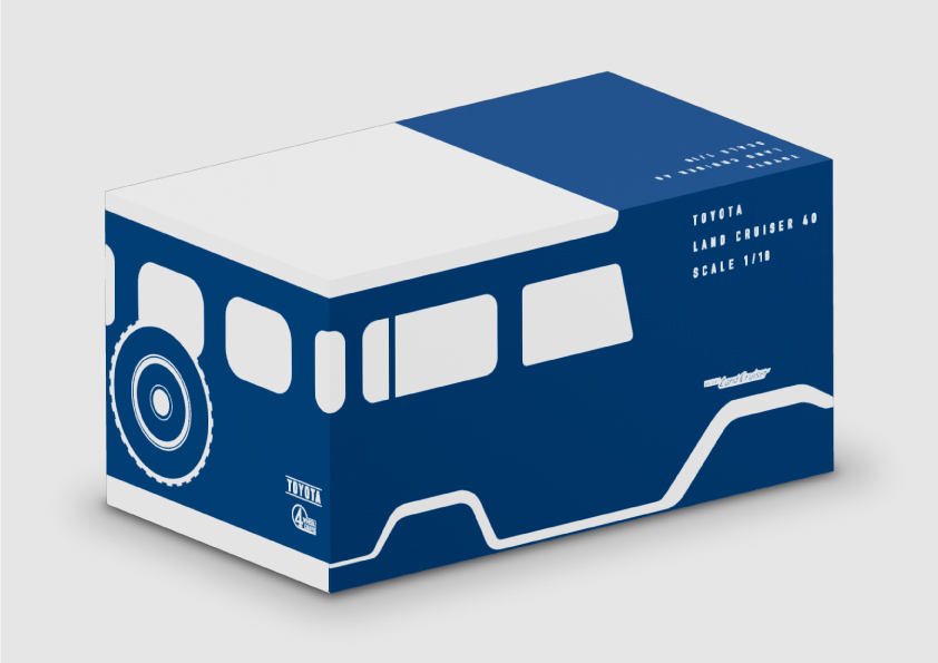 ご支援いただければお手元に！【限定400台】ランクル“40” 1/18ミニカー