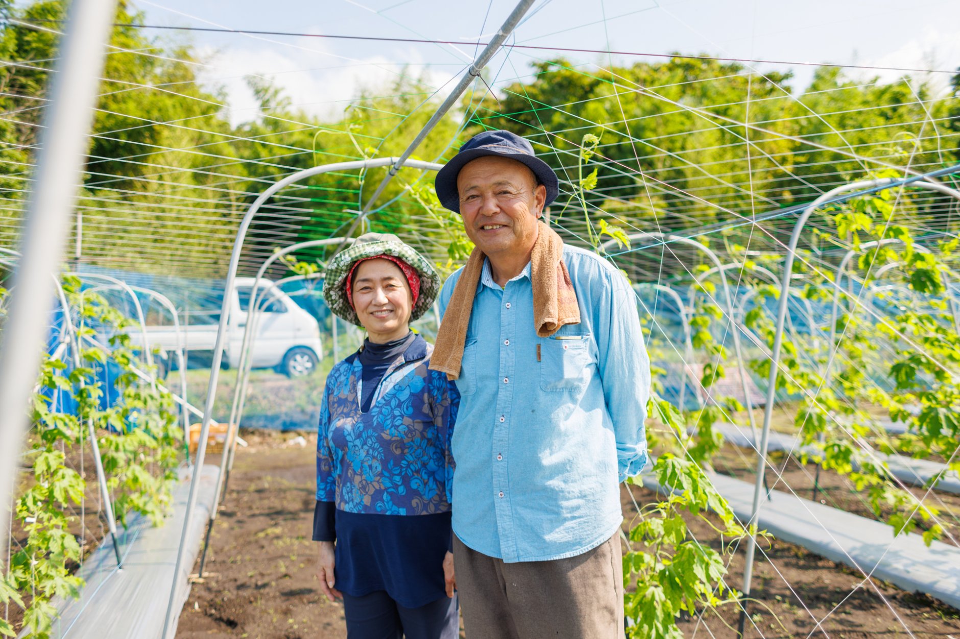 宮崎県田野町で夏はゴーヤ、冬は干し大根の生産を手がける「倉…