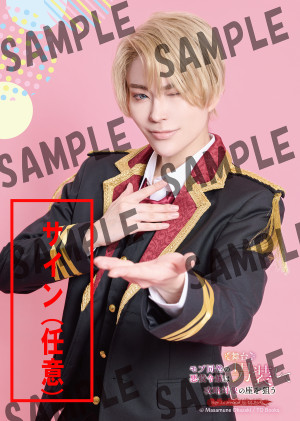 舞台 モブ同然の悪役令嬢は男装して攻略対象の座を狙う キャスト応援2L判ブロマイド