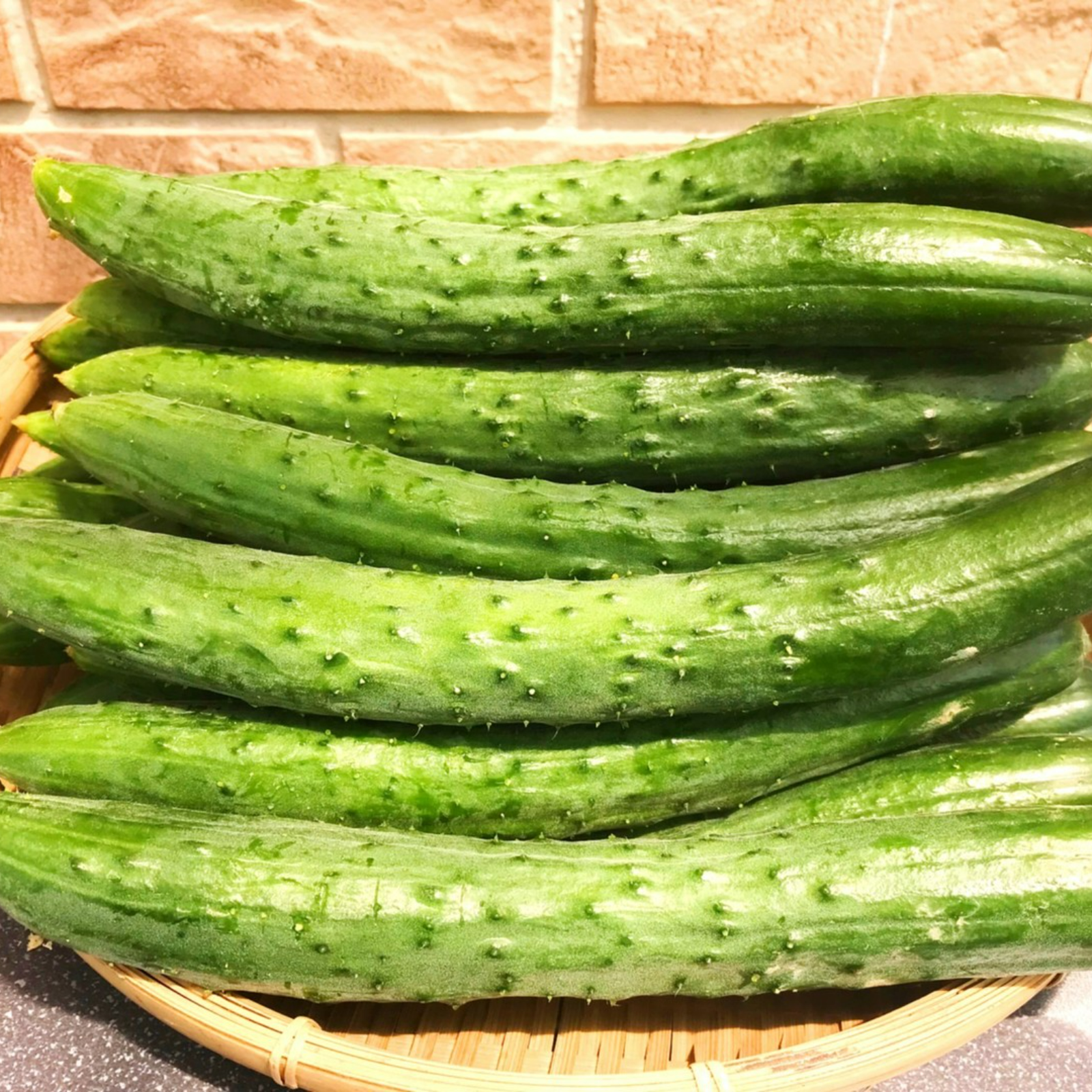 長野県中野市　朝採り新鮮野菜　きゅうり　四葉きゅうり 15kg