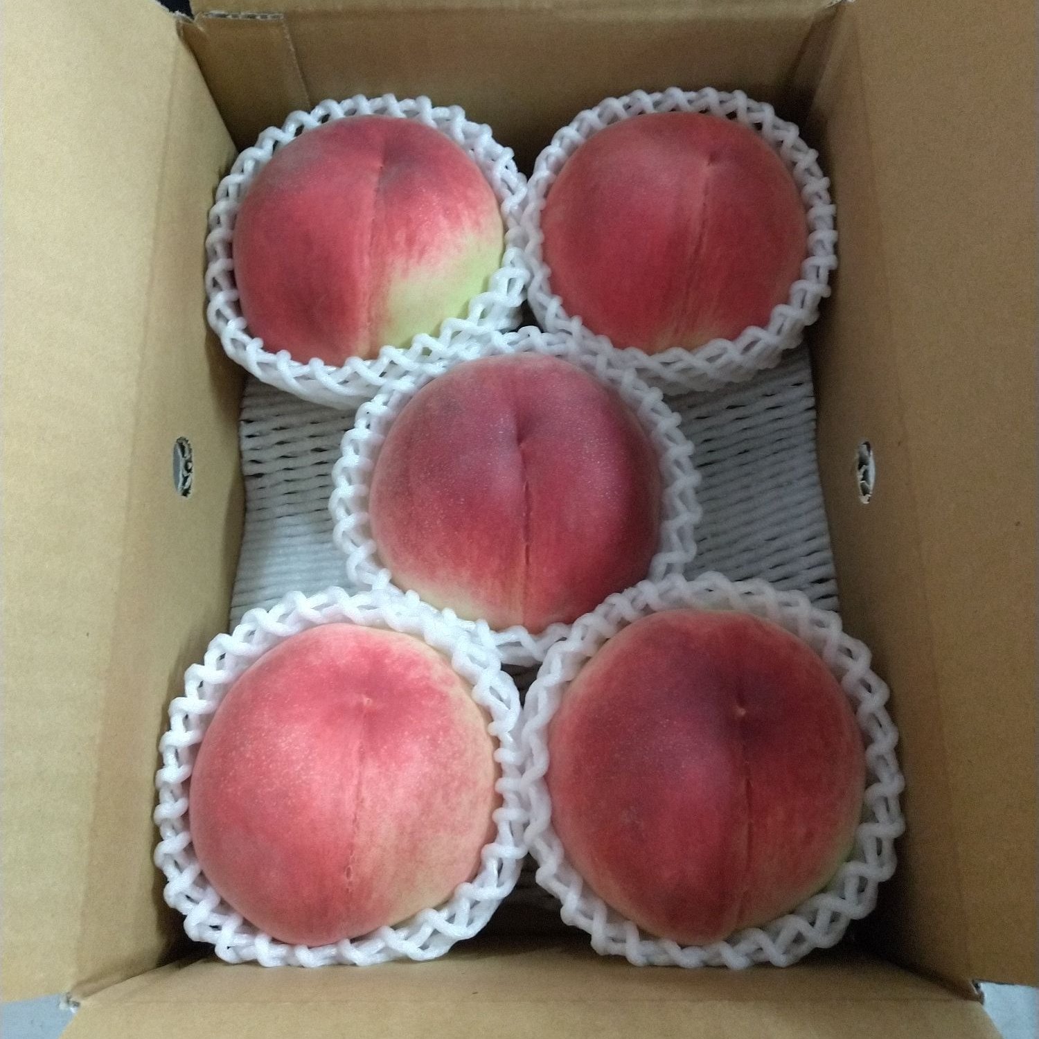 山梨県産 桃 1.8kg (晩生種) 5or6玉 ｜ 果物/もも 産直アウル 農家