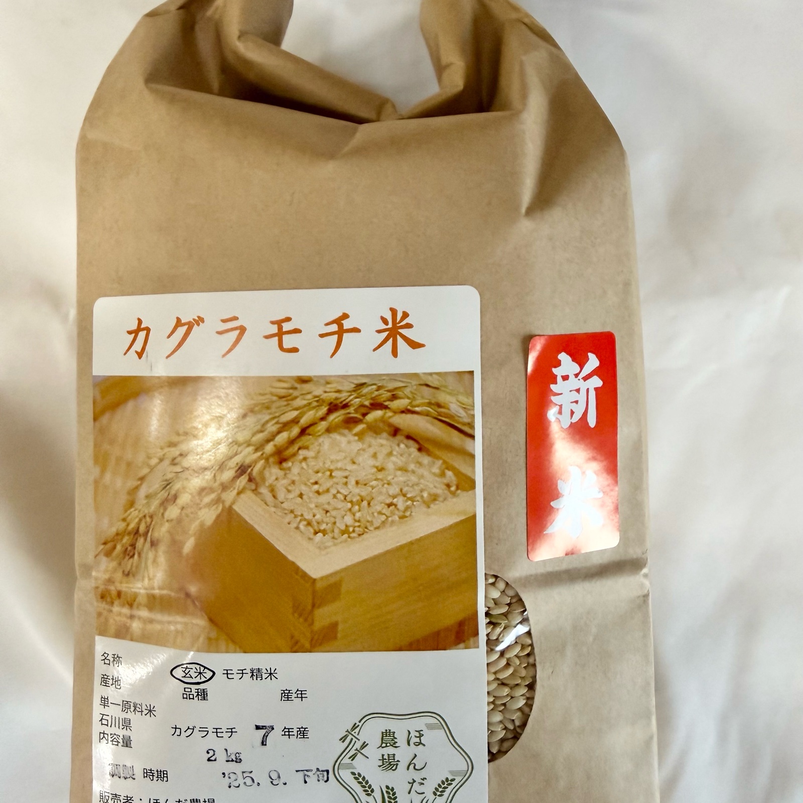 福井産カグラモチ もち米 精米済10kg 送料込み 令和7年産 もち米 カグラモチ 餅米 玄米 500g ｜ 米・穀物/もち米 産直