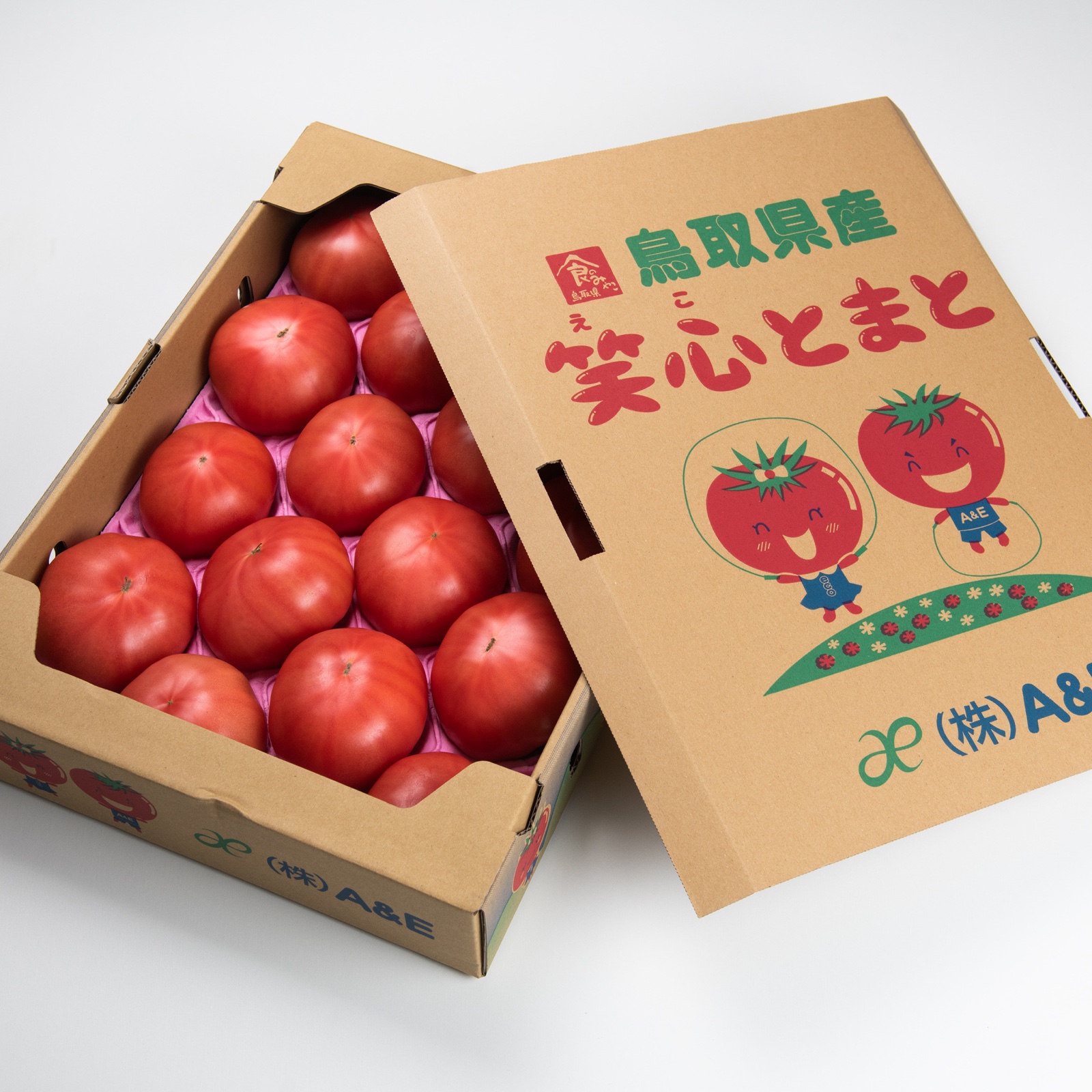 鳥取県産笑心とまと】たっぷり4kg箱16玉入り！贈答用にも☆ ｜ 野菜