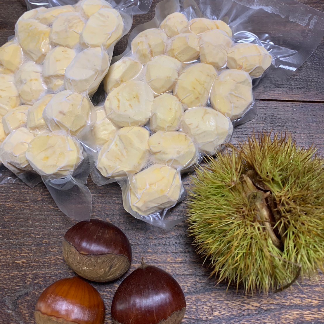 むき栗 250g 2パック 京都 無農薬栽培 | 果物/栗 産直アウル 農家から