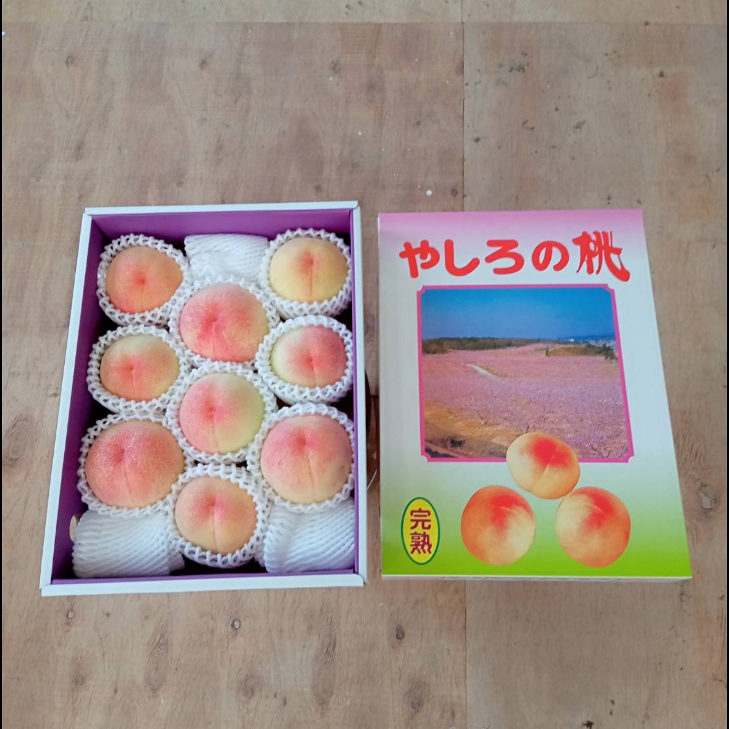清水白桃 4L10玉入り 約3kg ｜ 果物/もも 産直アウル 農家・漁師など