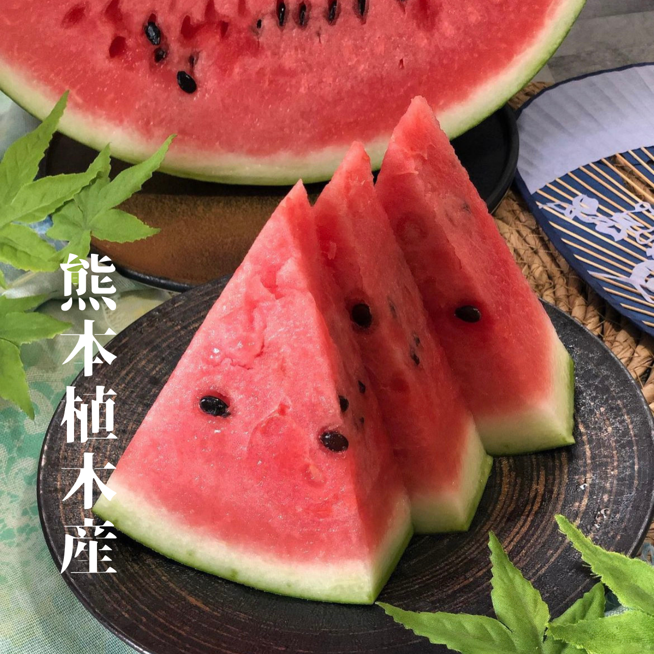 セール・キャンペーン 小玉スイカ 大人気】熊本県植木産 1玉入り 産直 果物/スイカ | 果物