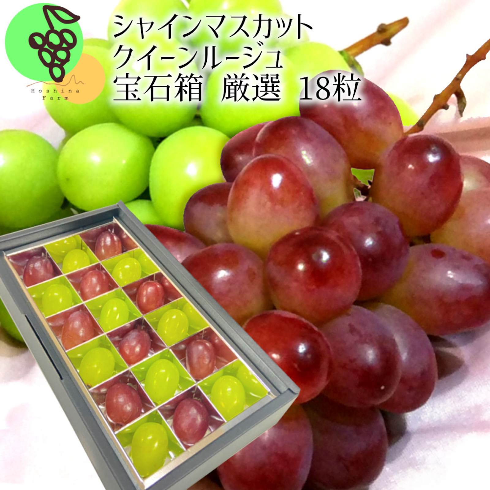 ルージュ＆シャイン宝石箱18粒 【信州長野県産】※2024年先行予約※ 10月