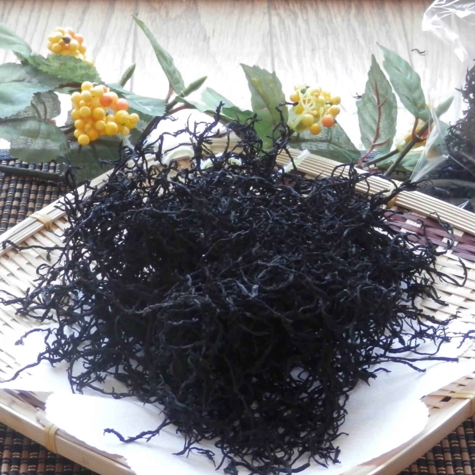 漁師直送 鉄釜でできたおじいさん漁師の天然乾燥ひじき | 魚介類/海藻