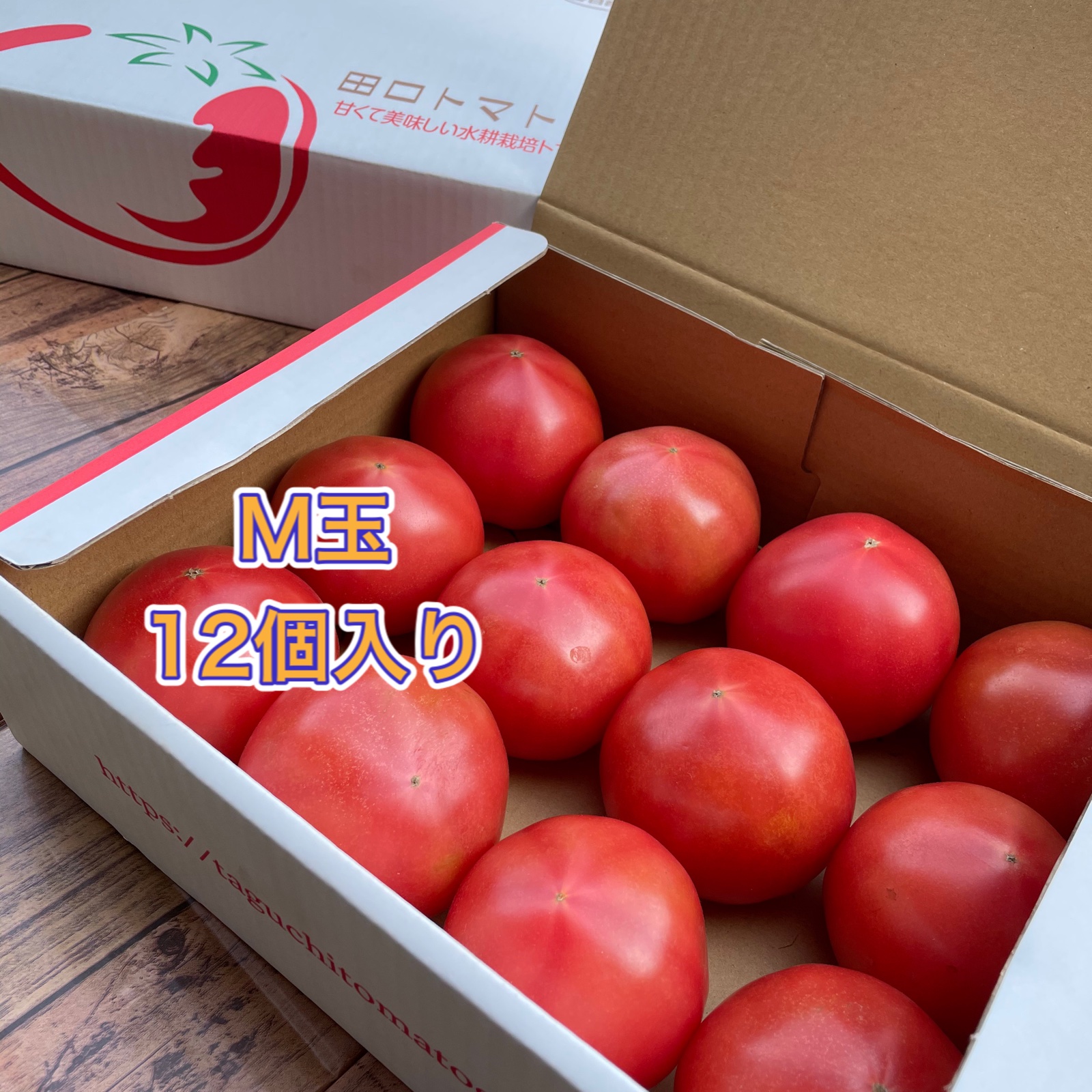 赤熟もぎり！水耕栽培の王様トマトM玉12個（2キロ箱） ｜ 野菜/トマト
