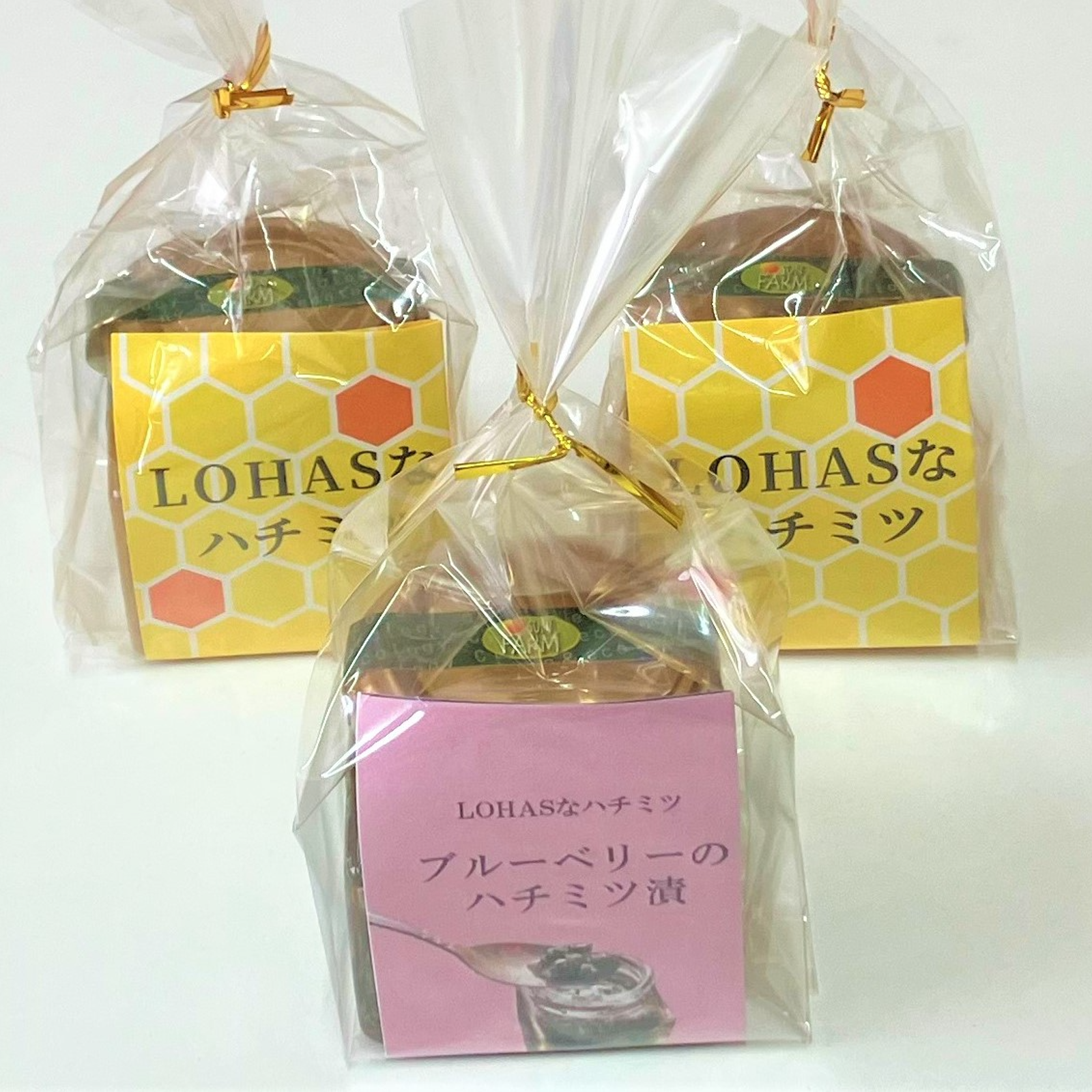 今年もお得なセット！ハチミツ2瓶 +ブルーベリー1kg 農場直送