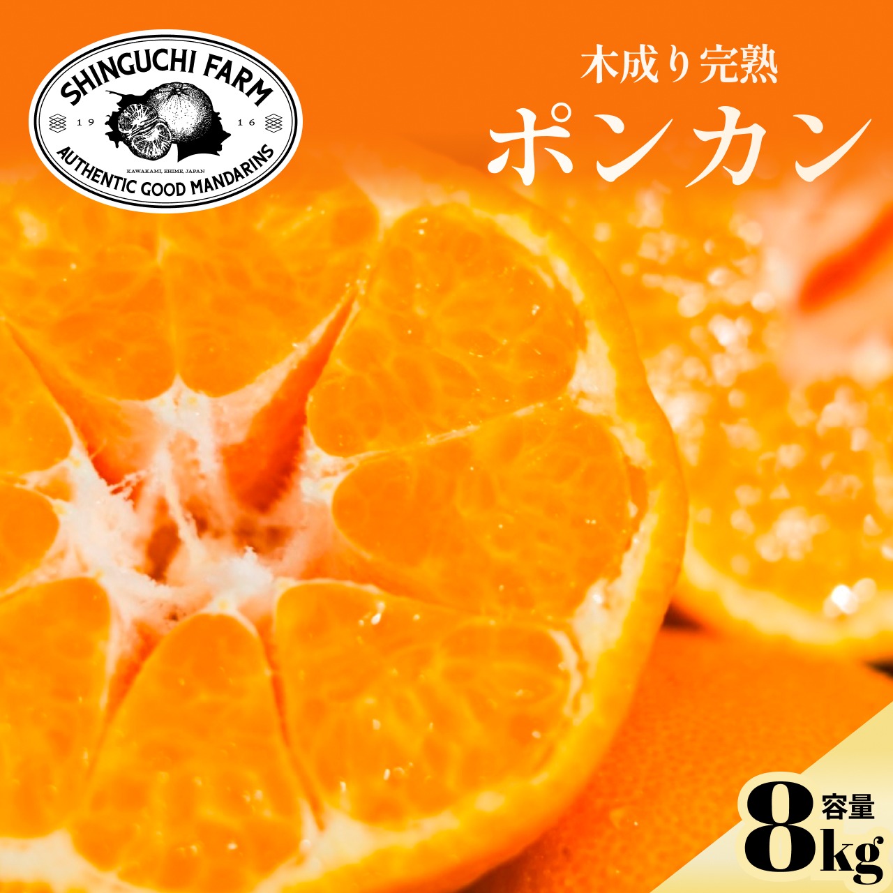 甘味と酸味のバランスが絶妙】ポンカン 8kg 愛媛県産 家庭用 ぽんかん
