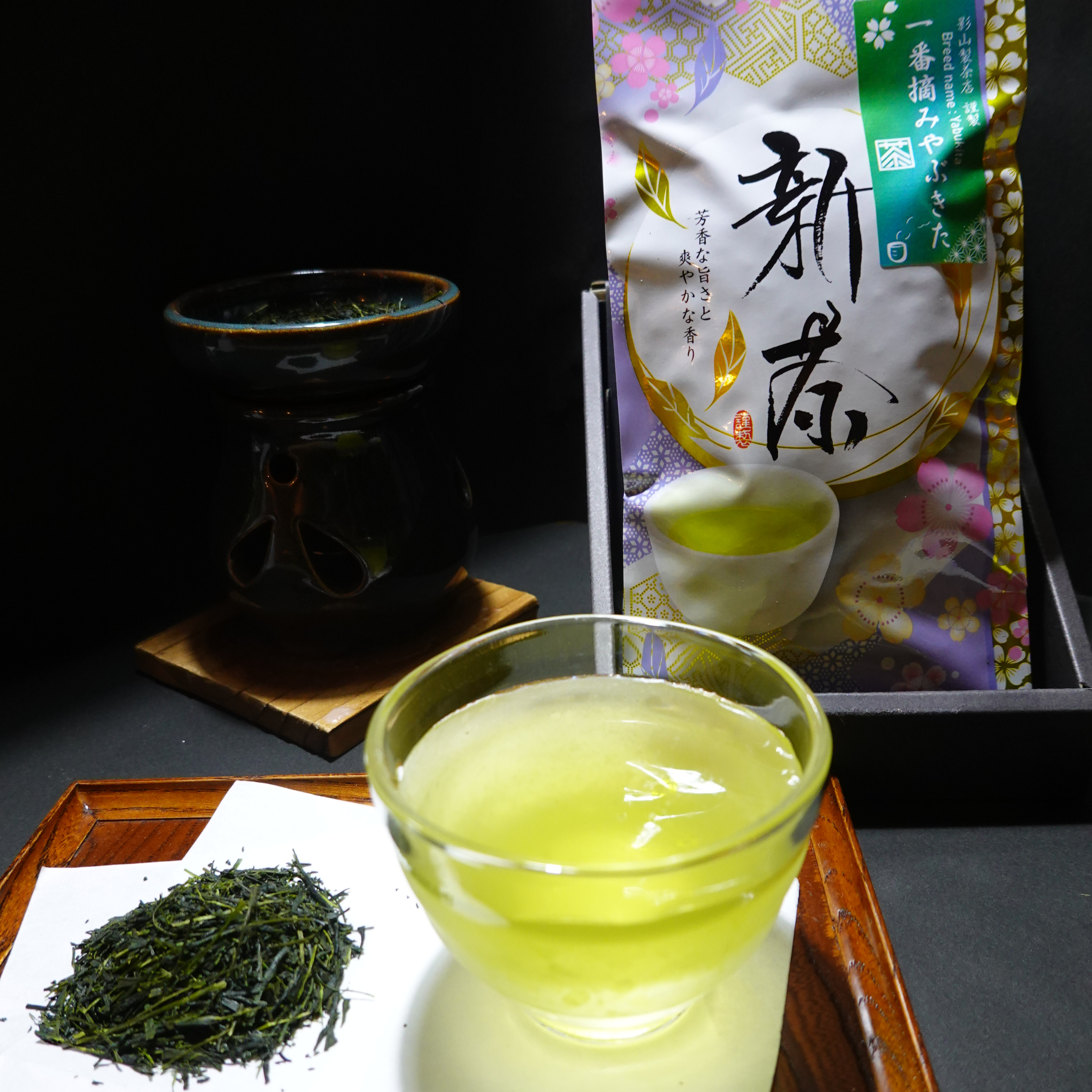新茶リーフ】特上煎茶 浅蒸し 一番摘み やぶきた ｜ お茶/緑茶 産直