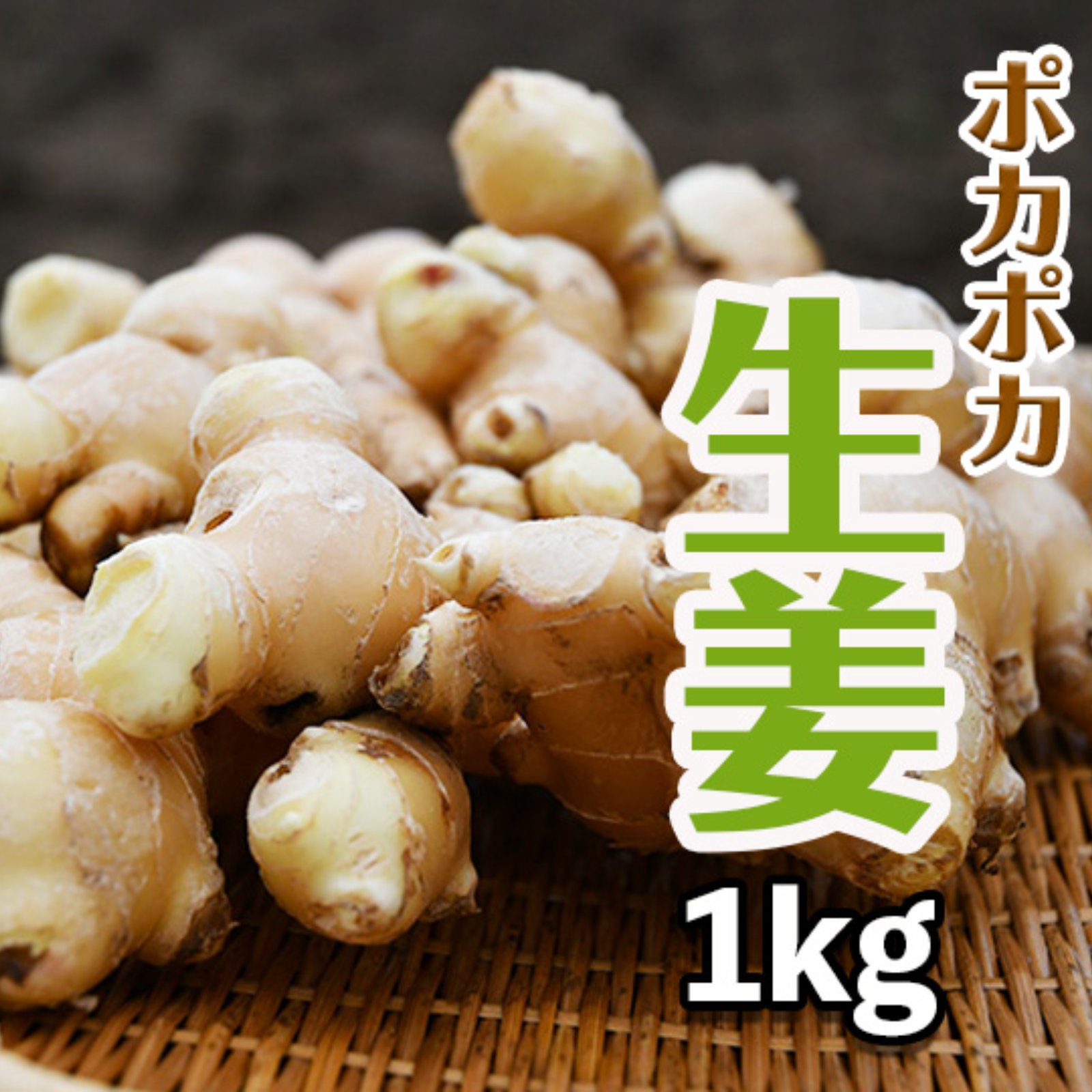農薬・化学肥料不使用】生姜1kg 料理に使ってポッカポカ♫ | 野菜/薬味