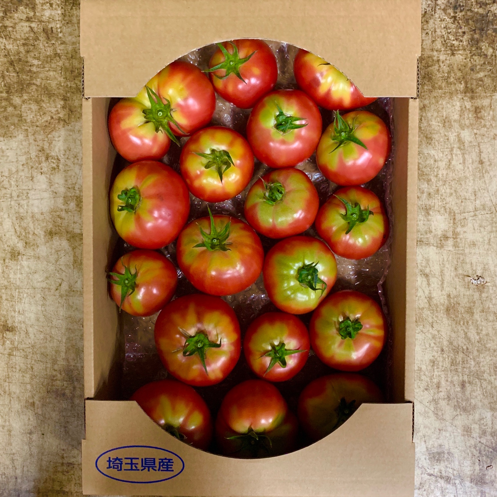 新井園のヘタ青トマト約4Kg×2箱 ｜ 野菜/トマト 産直アウル 農家・漁師
