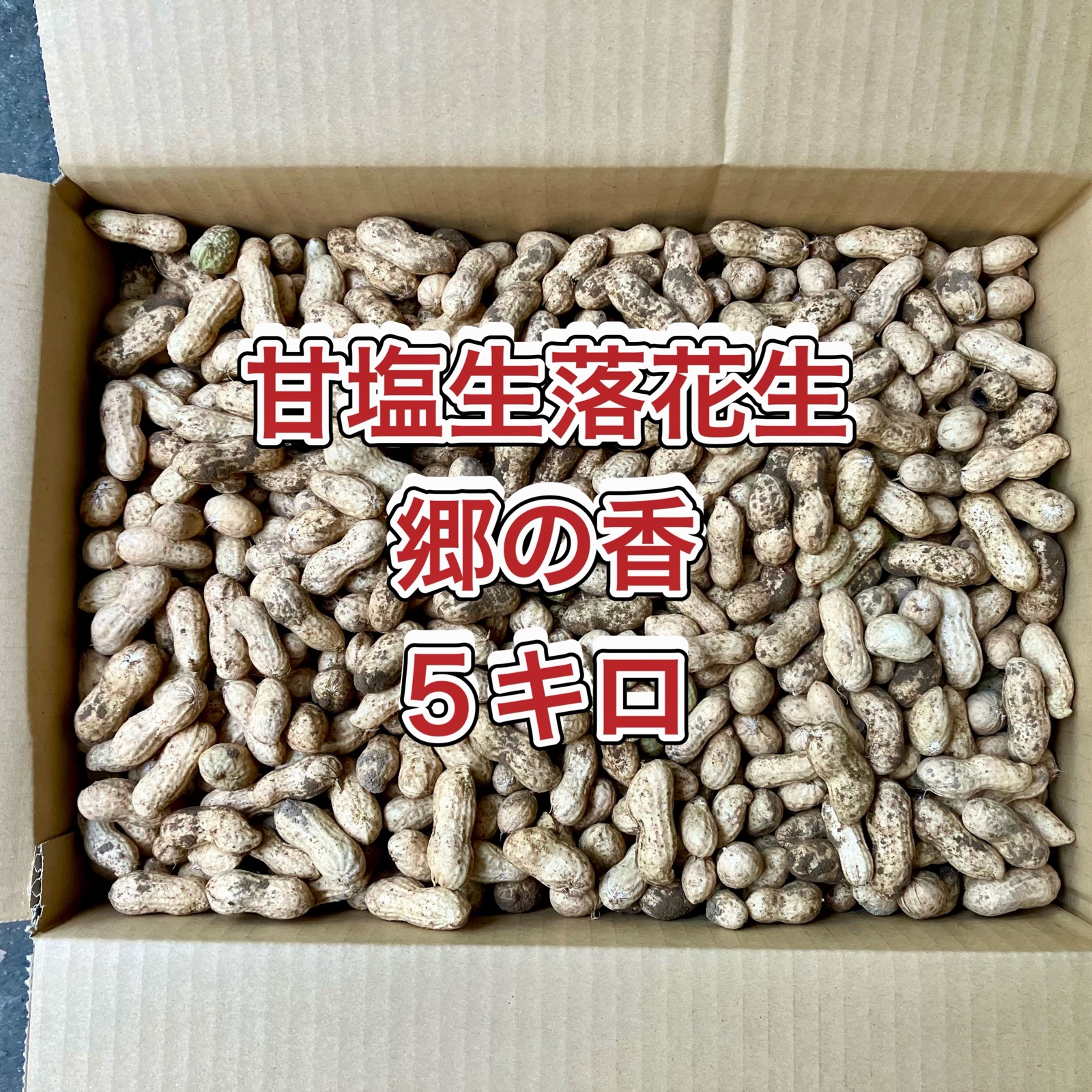 鹿児島産】甘塩生落花生箱込み5キロ^_^ ｜ 野菜/豆類 産直アウル 農家