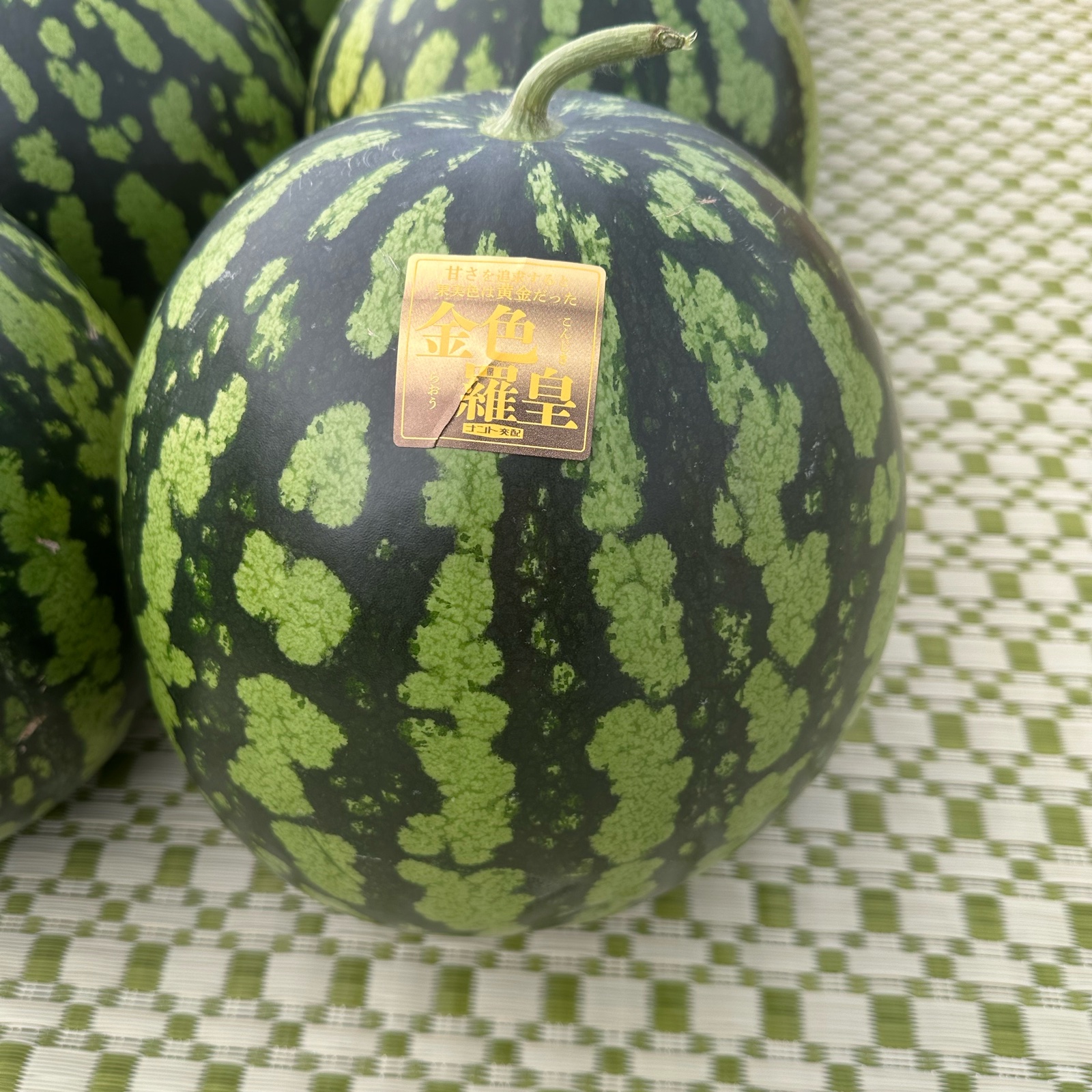 数量限定】金色羅皇 秋田県産 プレミアムスイカ ｜ 果物/スイカ 産直