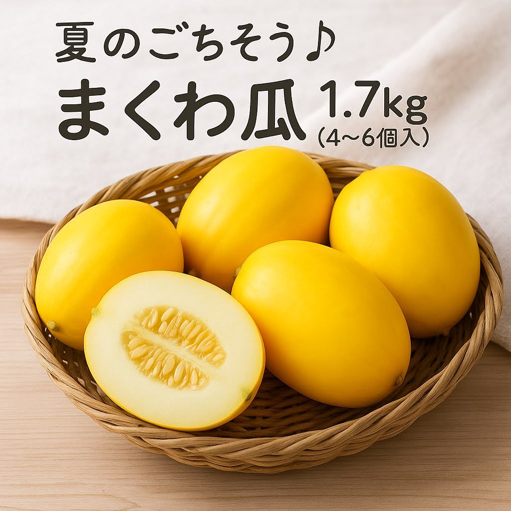 kaganomeg…の最新投稿「ジューシーな♪昔ながらのまくわ瓜販売中