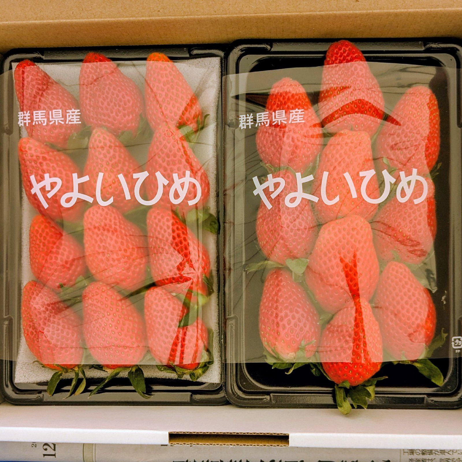 サイズおまかせでお得！】やよいひめ 2パック ｜ 果物/いちご 産直