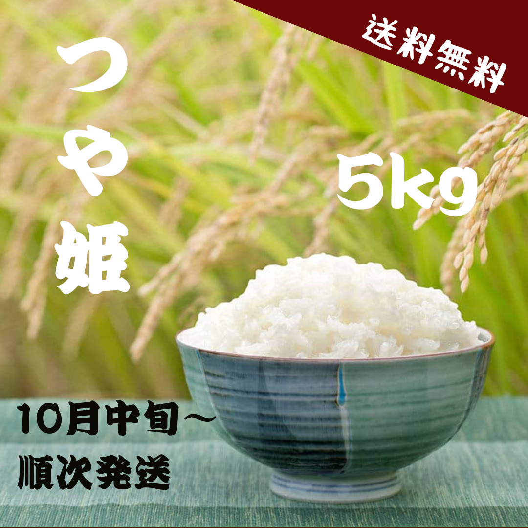 21歳若手農家直送 つや姫 5kg ~送料無料~ | 米・穀物/米/精米 産直