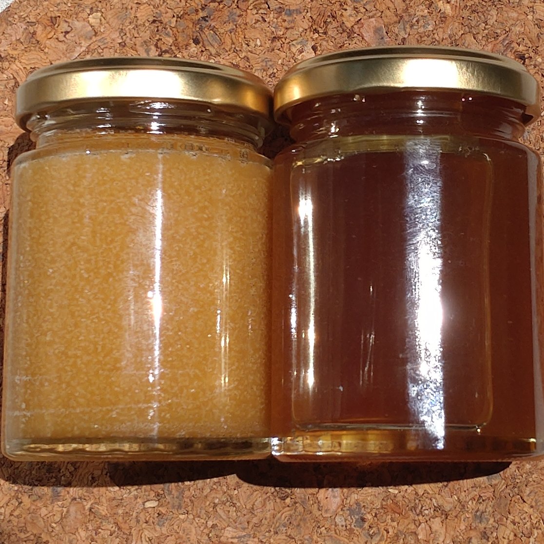 結晶化 非結晶化 食べ比べセット 日本蜜蜂 蜂蜜 | はちみつ/はちみつ