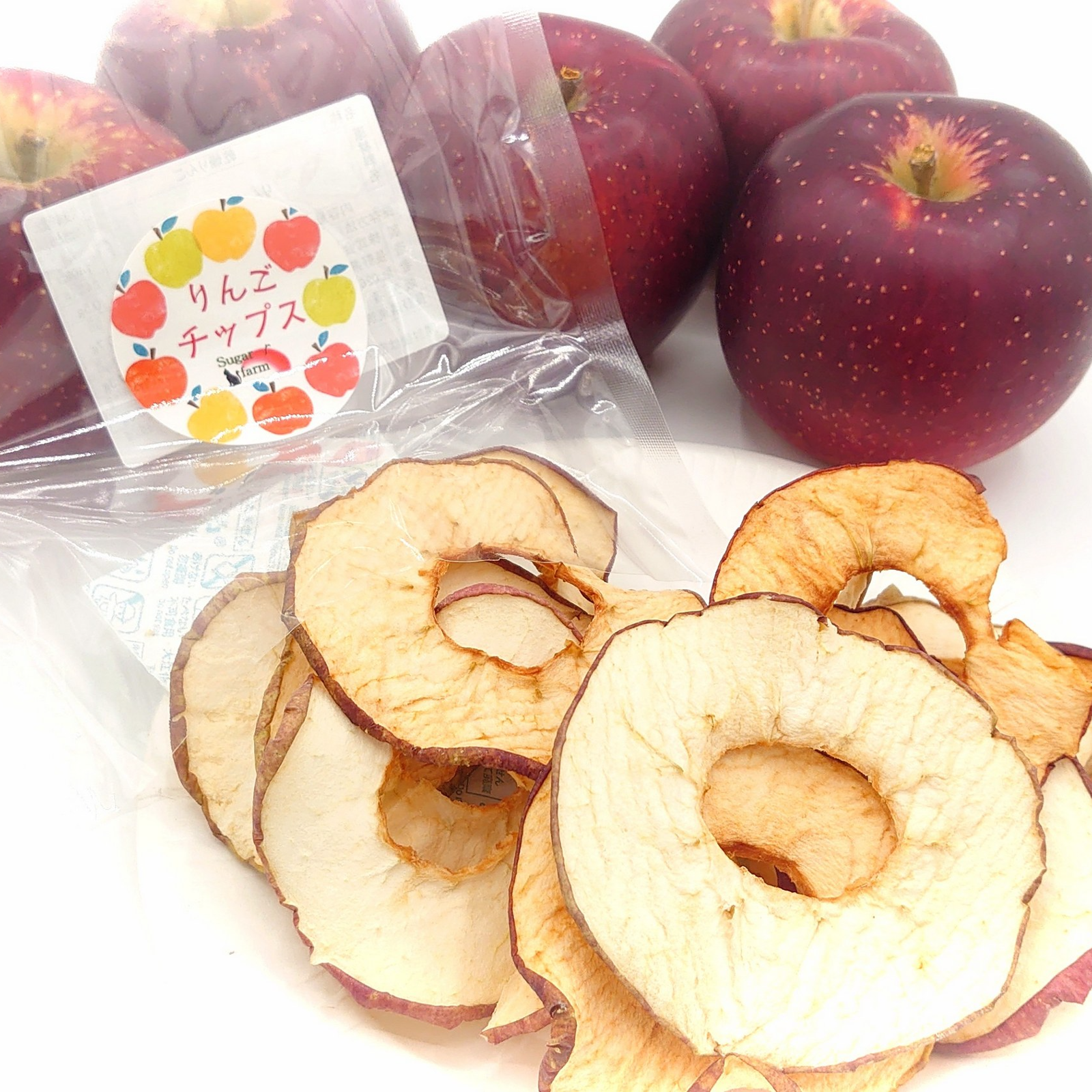 夏の3品種ブレンド！無添加りんごチップス | 加工品/その他加工品 産直