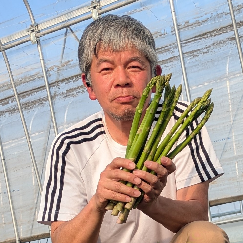 うえの農園の朝採りグリーンアスパラガス サイズ：L 500g ｜ 野菜