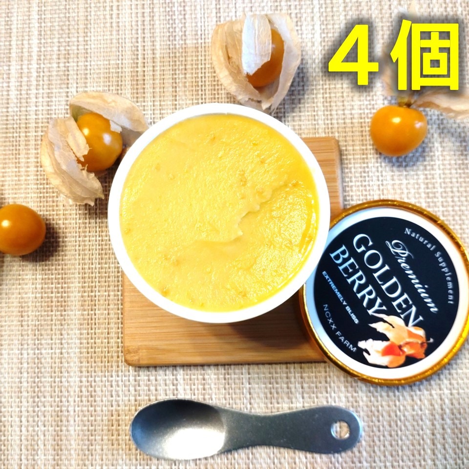 果実の美味しさを味わえるゴールデンベリープレミアムアイス（食用