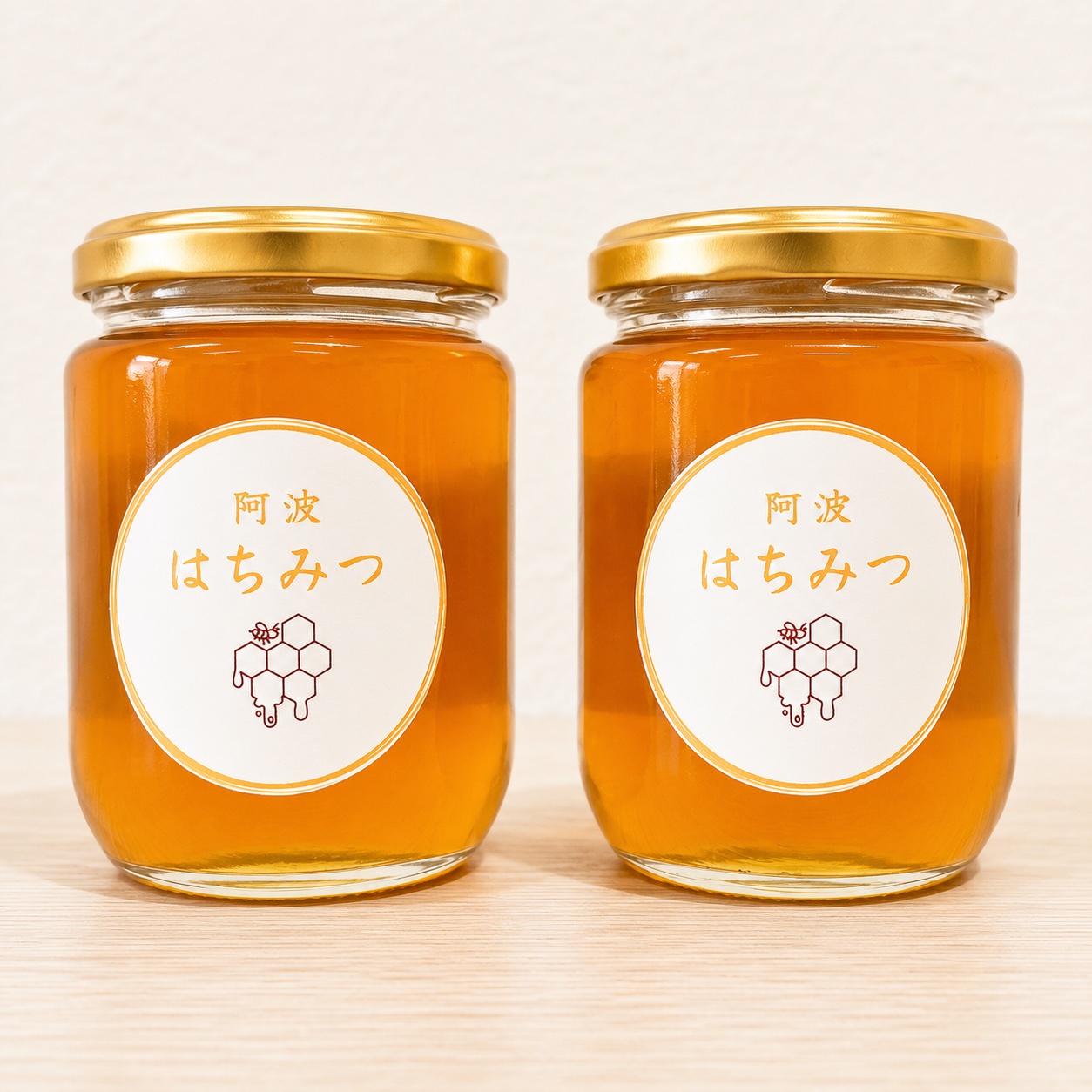 国産[徳島産]純粋 天然 生はちみつ 300g 2個セット ｜ はちみつ