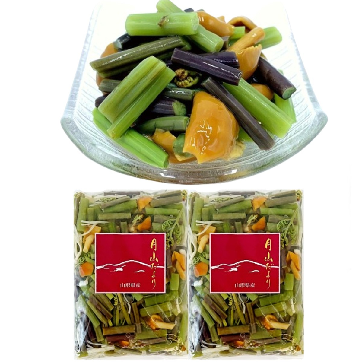 送料無料】国産天然 山菜ミックス水煮150g×2袋 | 野菜/山菜 産直アウル 