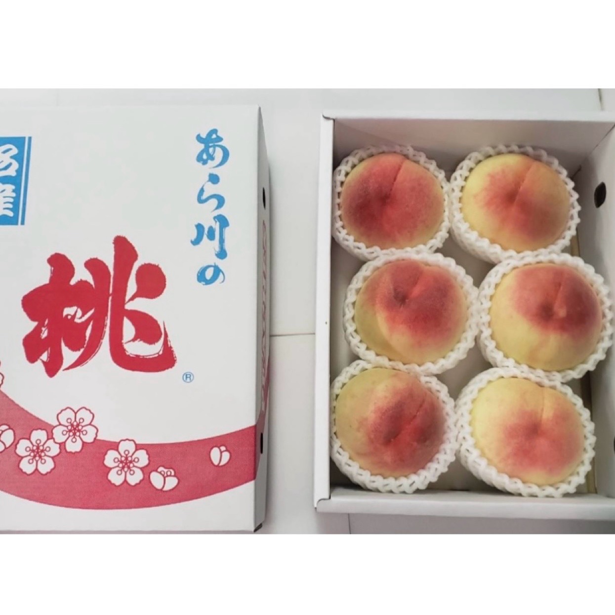 白鳳！秀品大玉5〜6玉入り☆あら川ブランド桃 ｜ 果物/もも 産直
