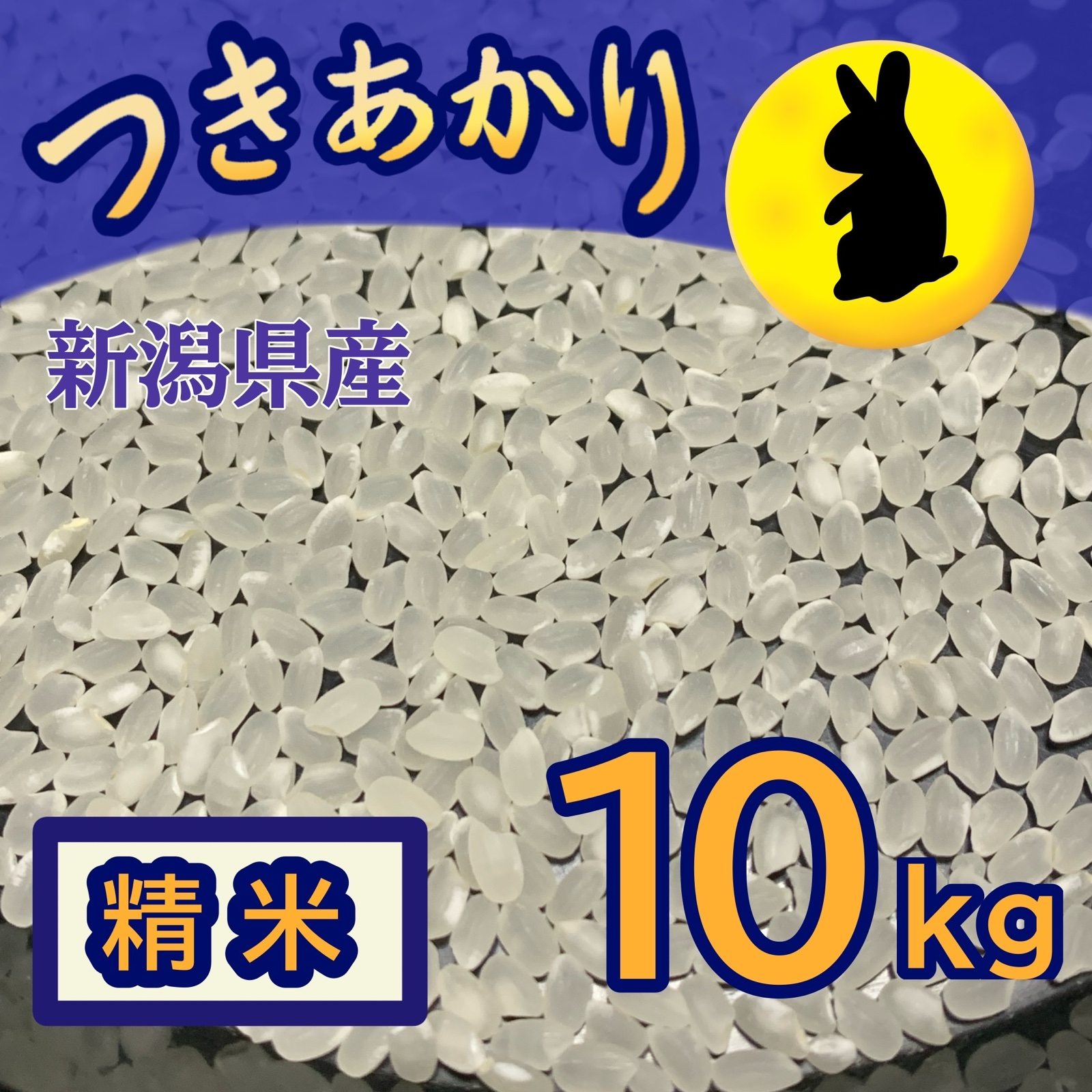 新米【令和8年産】新潟県産つきあかり 精米10kg｜ふっくら大粒のお米