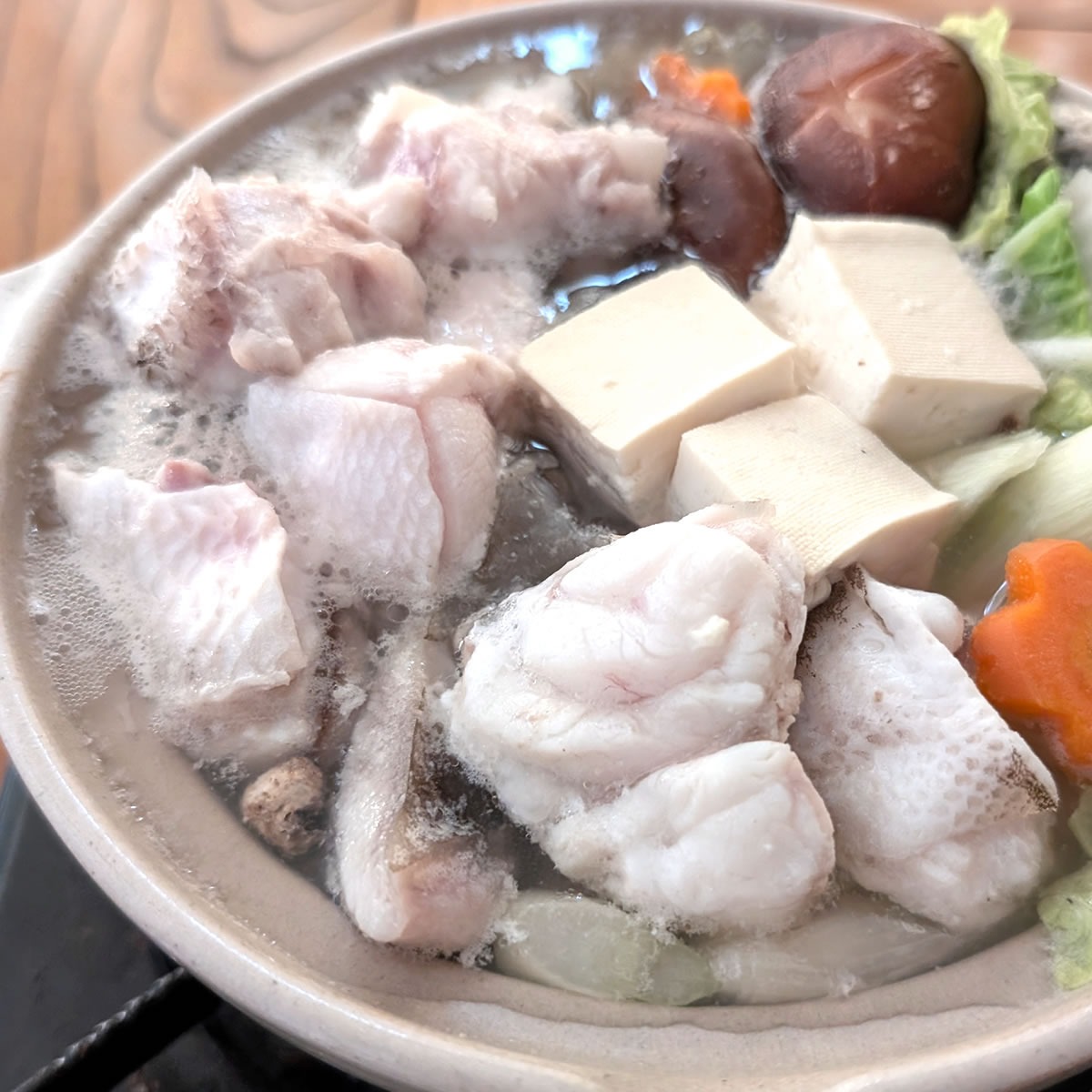 幻の高級魚 天然本クエ鍋セット（冷凍）800g（約4人前）大きなクエ