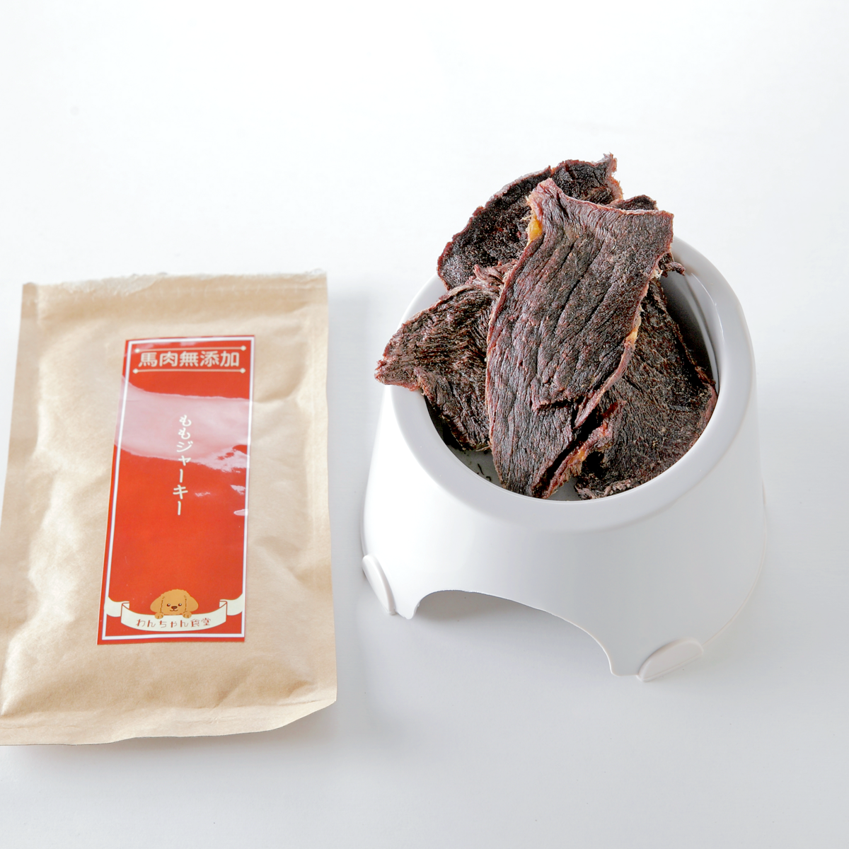 犬のおやつ わんちゃん食堂 無添加 馬肉 国産 犬用 もも ジャーキー