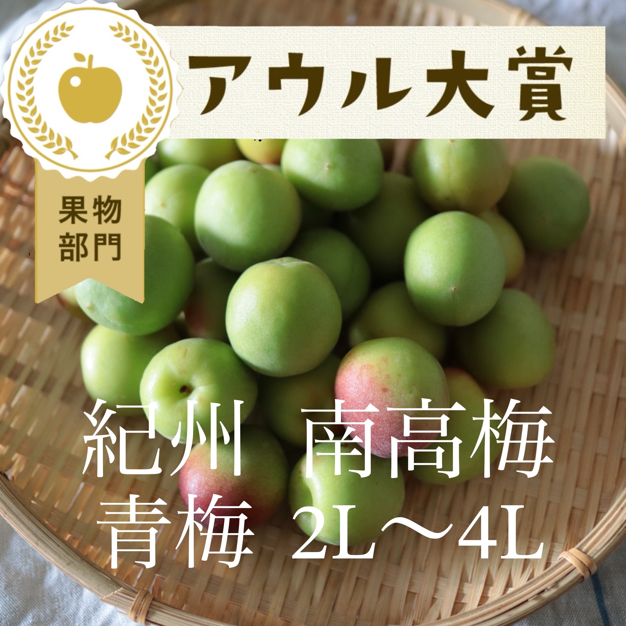1kg】青梅 南高梅 | 果物/青梅 産直アウル 農家から直接野菜などの食材