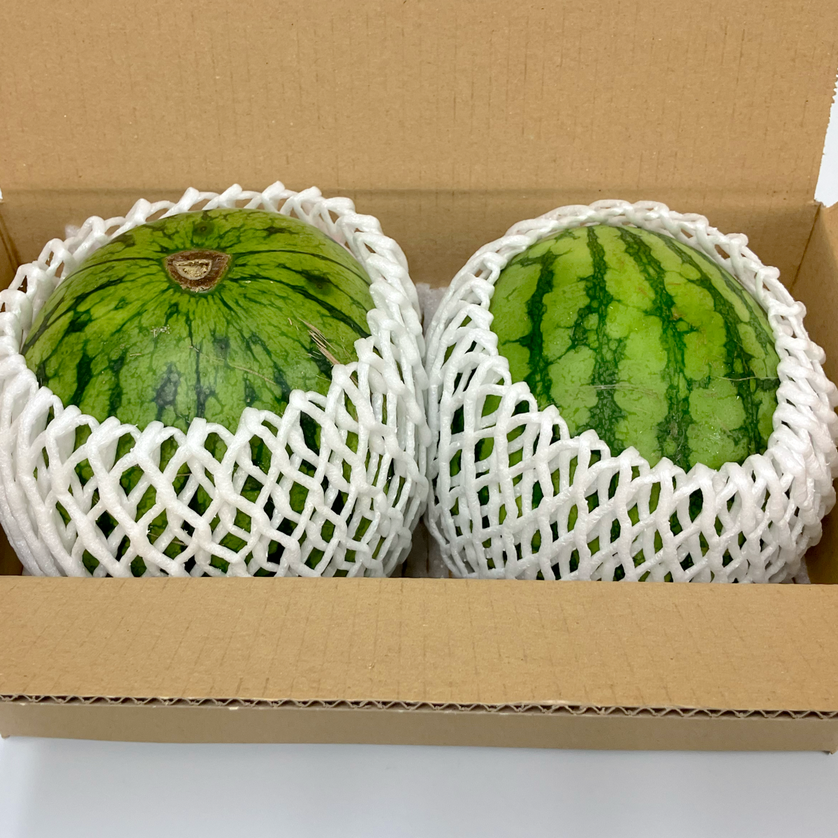 選果落ち 訳あり商品 S＆Mサイズ 熊本 小玉すいか 2玉 合計 2.5Kg S 