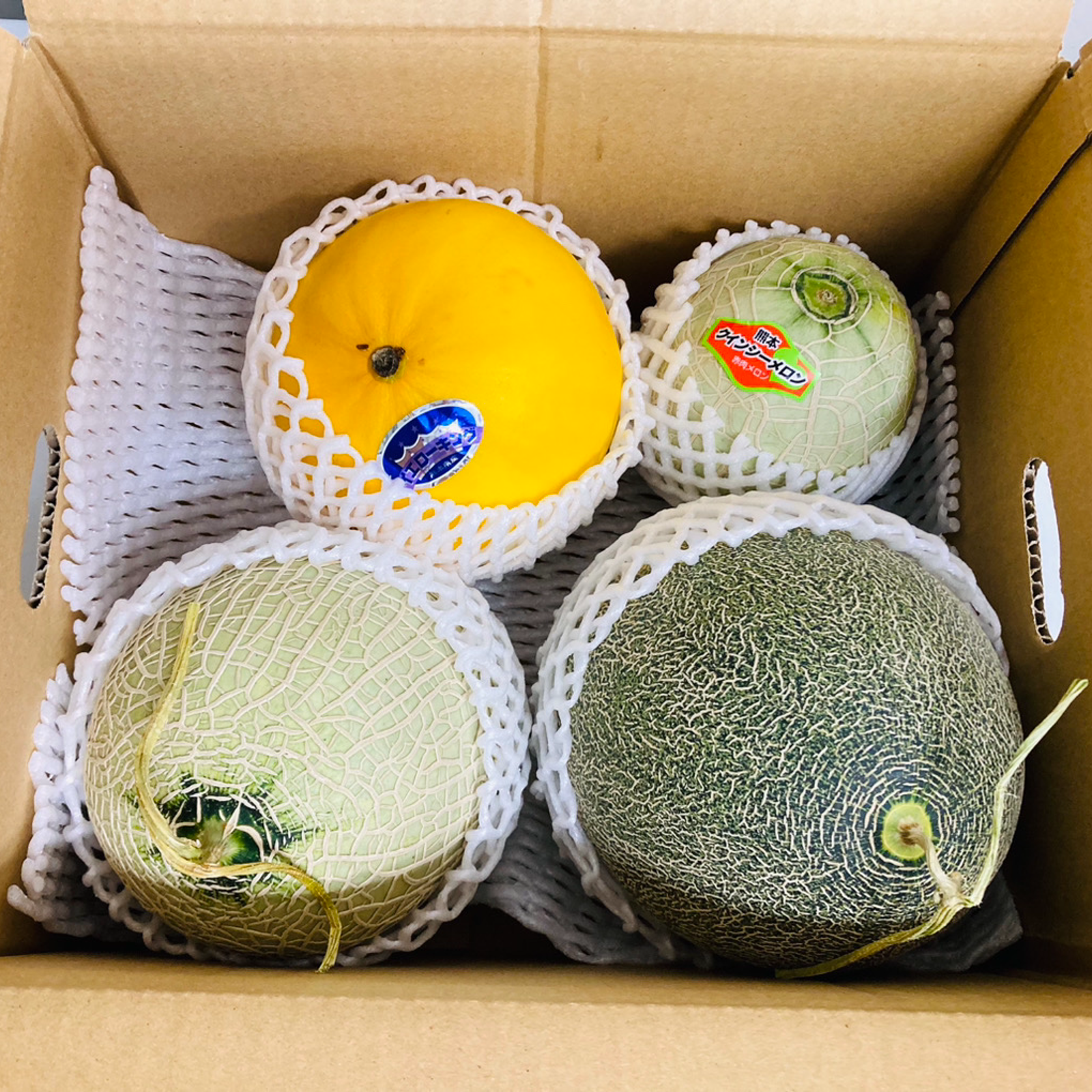 選果落ち 訳あり商品 熊本県産 メロン 不揃い 2玉から4玉 約4kg 【002
