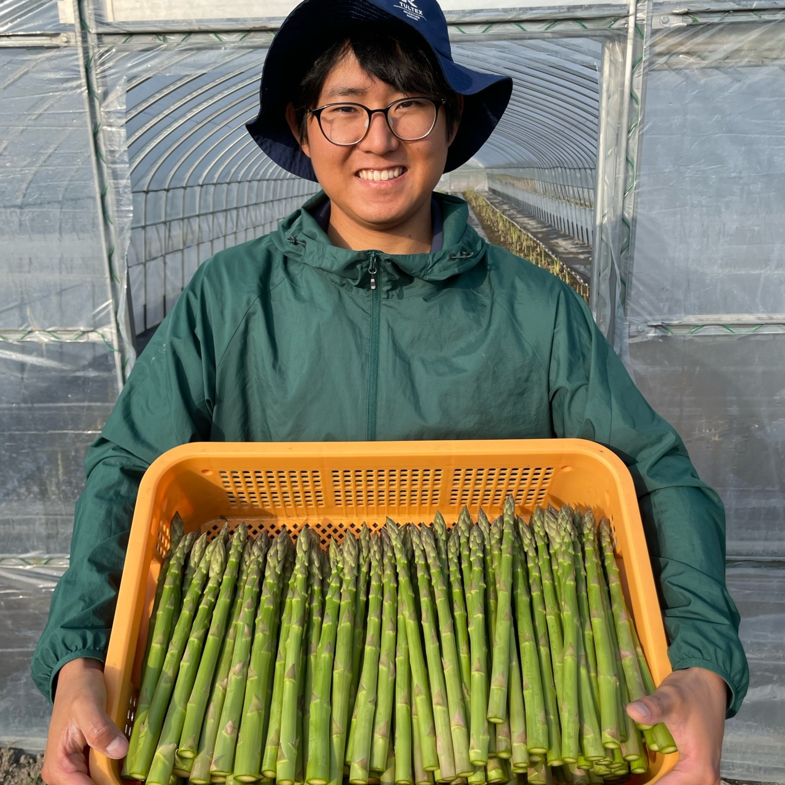 旬祭限定】かなりお得！！夏の青空アスパラ200g増量の1.2kgパック