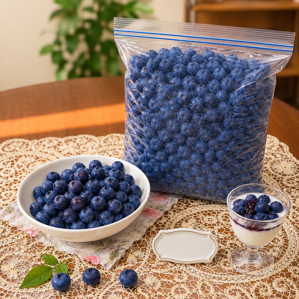 冷凍ブルーベリー　5kg ① 冷凍ブルーベリー 1.5kg ｜ 果物/ベリー類 産直アウル 農家・漁師など